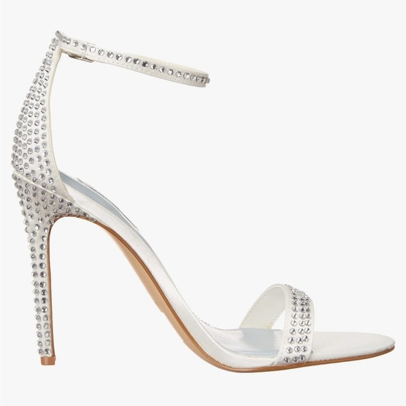 Nine West Women's Bridal Toria Ankle Strap Stiletto Sandal size 10 - Picture 2 of 9